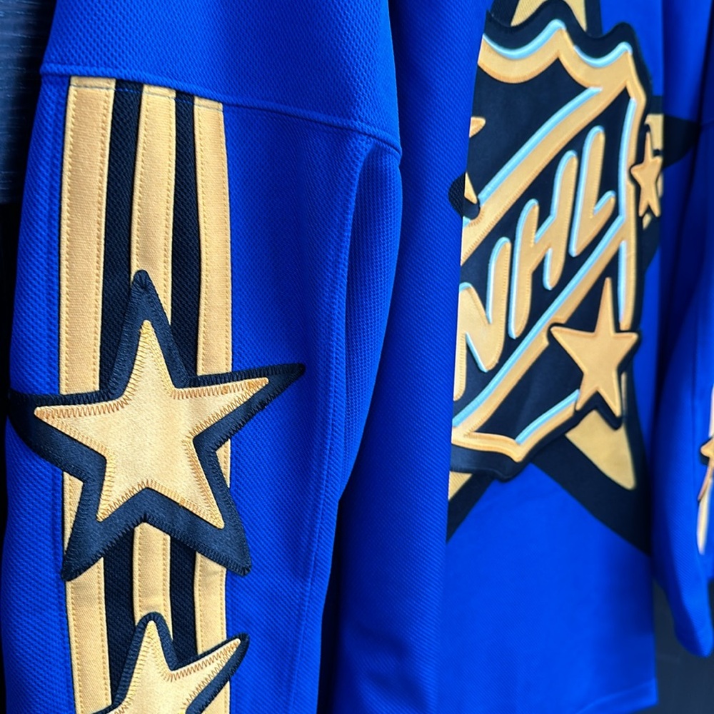 2024 NHL All-Star Game adidas x drew house Blue Primegreen Authentic Jersey - Picture 4 of 6